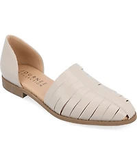 Journee Collection Women's Anyah Caged Two-Piece Flats
