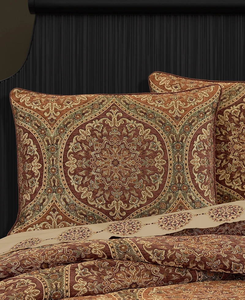 J Queen New York Harvest Moon Damask 4-Pc. Comforter Set, King