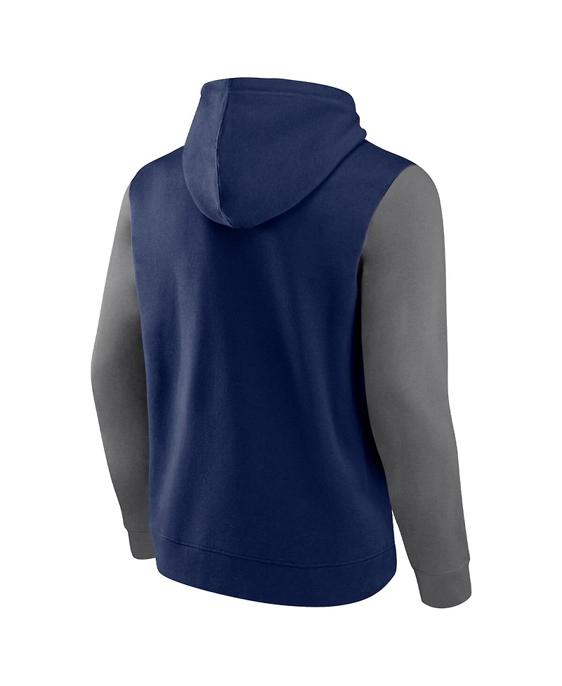 Men's Fanatics Navy Sporting Kansas City To Victory Pullover Hoodie