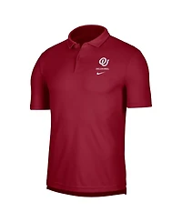 Men's Nike Crimson Oklahoma Sooners Uv Performance Polo Shirt