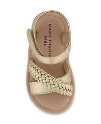 Marc Fisher Toddler Girls Open Toe Criss Cross Sandals