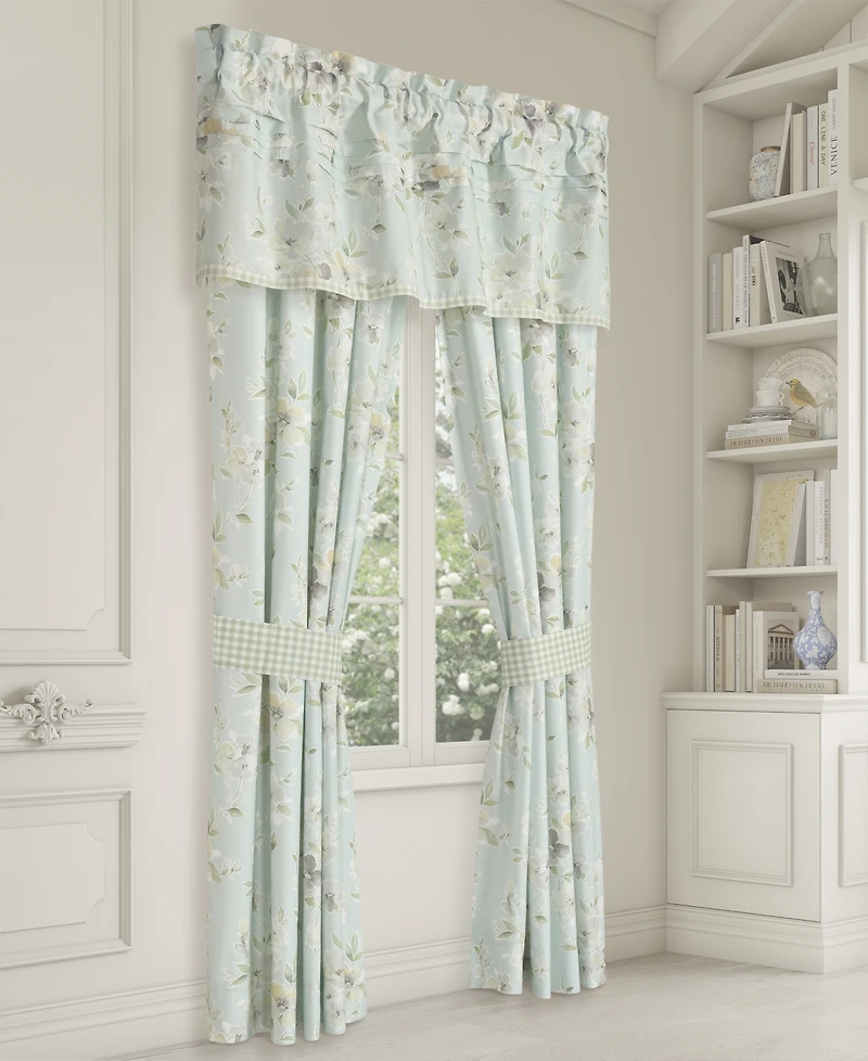Piper & Wright Cassia Tuck Window Valance, 18" x 50"