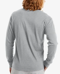 Champion Men's Script-Logo Long Sleeve Tshirt