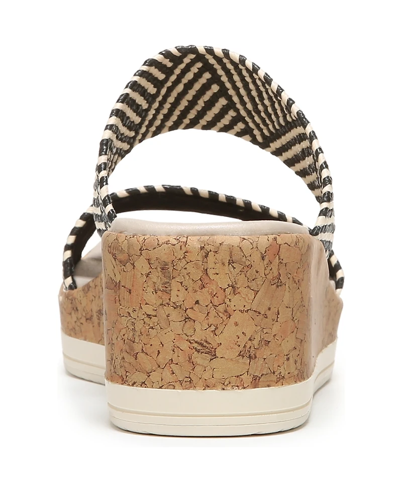 LifeStride Women's Resort Washable Slide Wedge Sandals