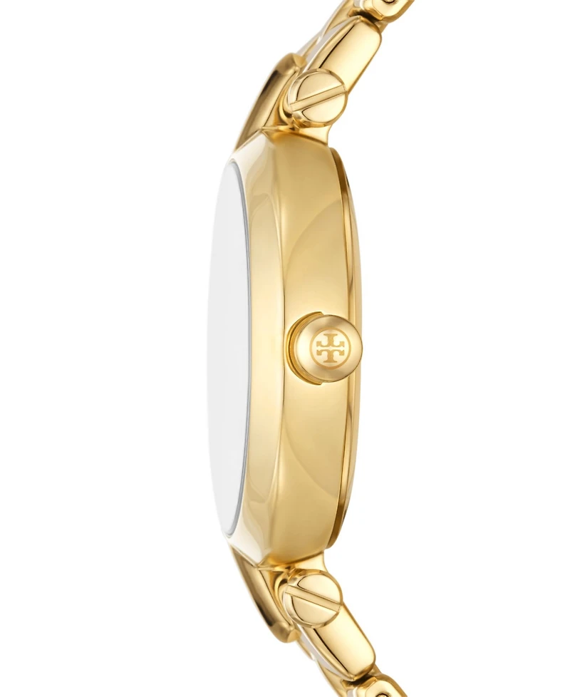 Tory Burch Women's Kira Gold-Tone Stainless Steel Bracelet Watch 30mm