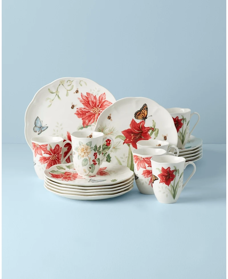 Lenox Butterfly Meadow Holiday 12 Pc. Dinnerware Set, Service for 4