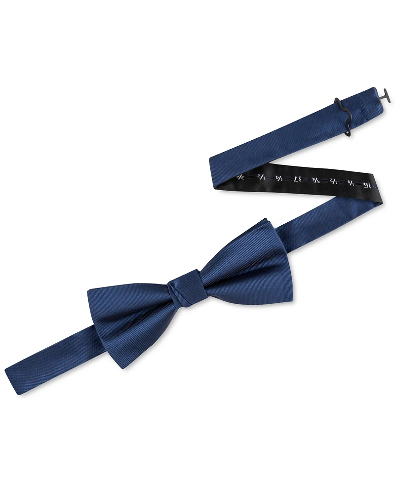 Calvin Klein Men's Unison Solid Pre-Tied Bow Tie