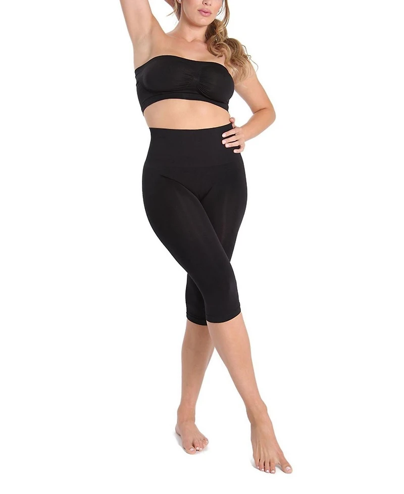 MeMoi Plus High-Waisted Shaping Capri Shapewear