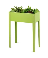 24'' x12'' Outdoor Elevated Garden Plant Stand Raised Tall Flower Bed Box