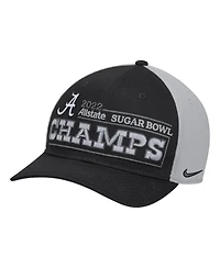 Men's Nike Black Alabama Crimson Tide 2022 Sugar Bowl Champions Locker Room CL99 Adjustable Hat