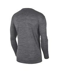 Men's Jordan Charcoal Ucla Bruins Sideline Game Day Velocity Performance Long Sleeve T-shirt