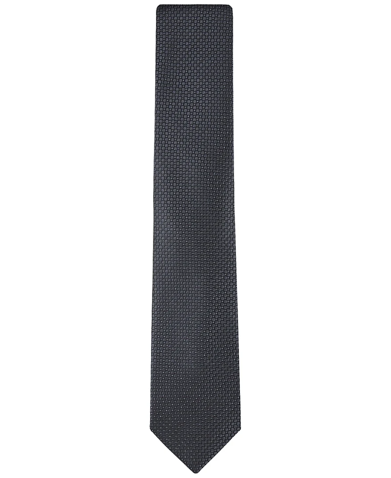 Calvin Klein Men's Steel Micro-Dot Solid Tie
