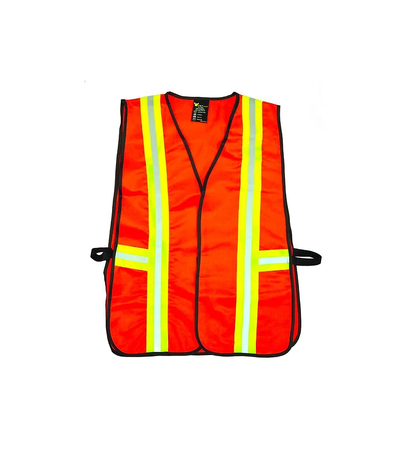 G & F Products Industrial Safety Vest with Reflective Stripes