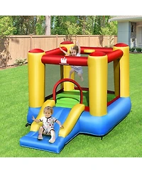 Inflatable Bouncer Kids Slide Bounce House without Blower