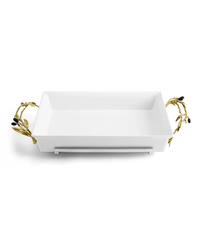 Michael Aram Olive Branch 3 Quart Casserole
