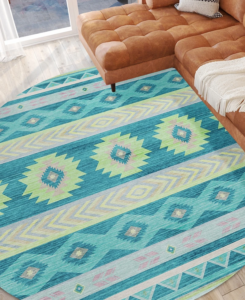 Dalyn Phoenix Washable PH3 8' x Round Area Rug