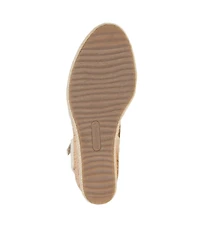 Baretraps Women's Odetta Peep Toe Espadrille Wedge Sandals