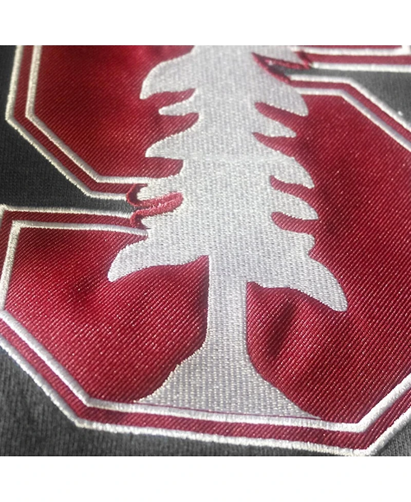Big Boys Colosseum Charcoal Stanford Cardinal Logo Pullover Hoodie