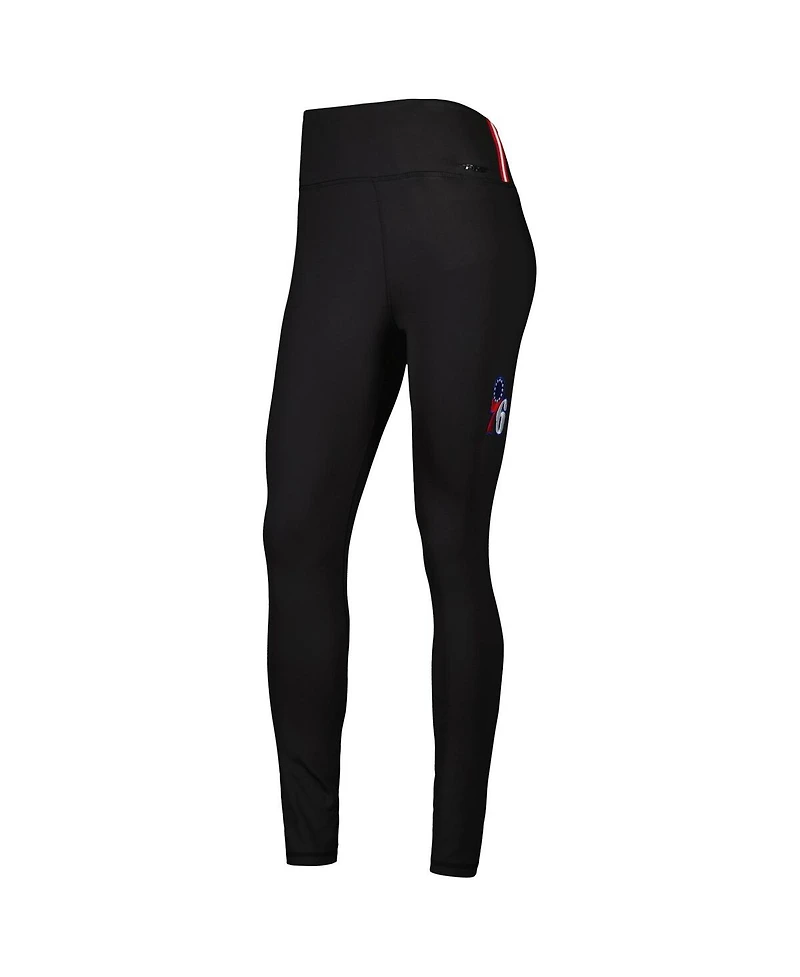 Women's Pro Standard Black Philadelphia 76ers Classics Lux Leggings