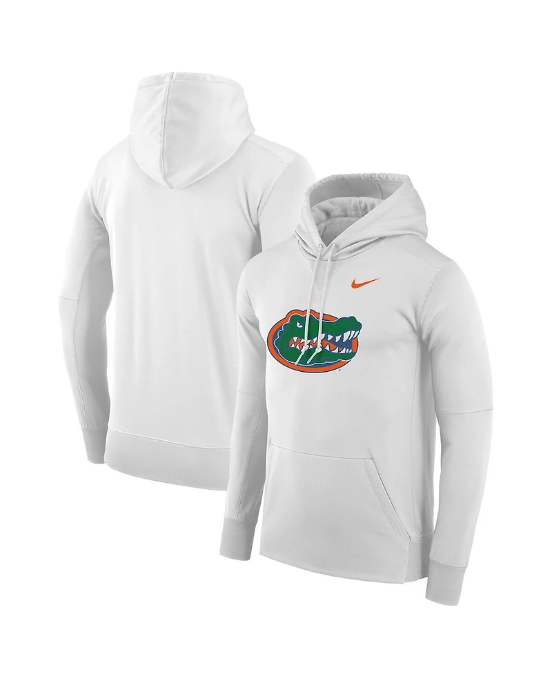 Men's Nike White Florida Gators Performance Pullover Hoodie