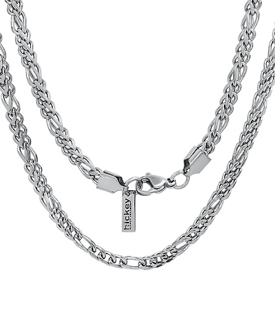 Hmy Jewelry Figaro Link Single Strand Chain
