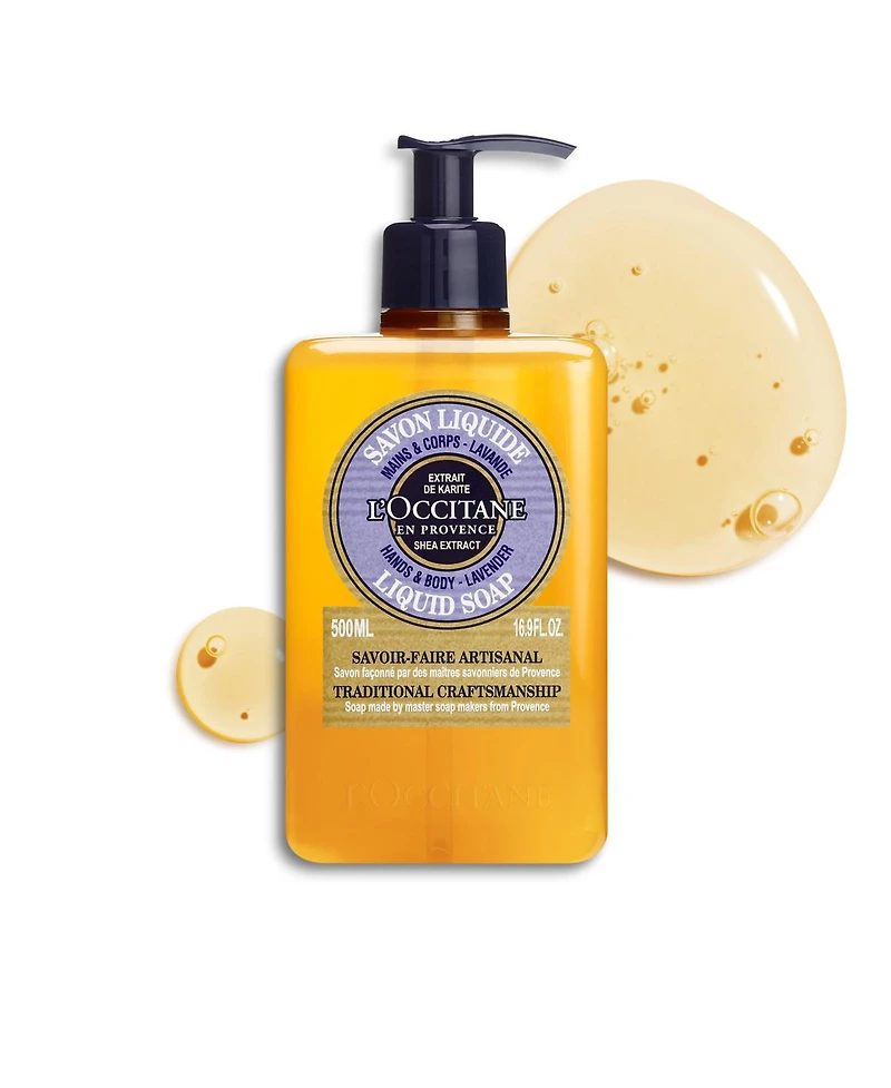 L'Occitane Shea Hands & Body Lavender Liquid Soap 16.90 fl oz