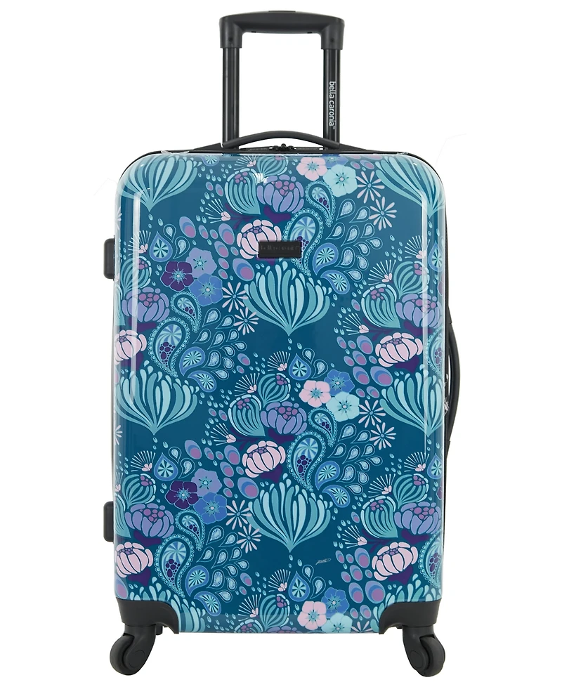 Bella Caronia 3 Piece Rolling Hardside Luggage Set with 4 Wheel Spinners