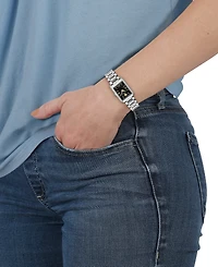 Versace Women's Swiss Tonneau Stainless Steel Bracelet Watch 23x33mm