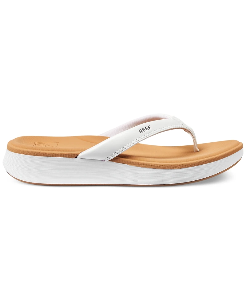 Reef Women's Cushion Cloud Slip On Thong Platform Sandals
