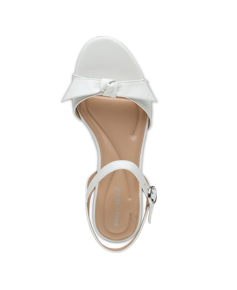 Easy Spirit Women's Ginova Round Toe Block Heel Dress Sandals