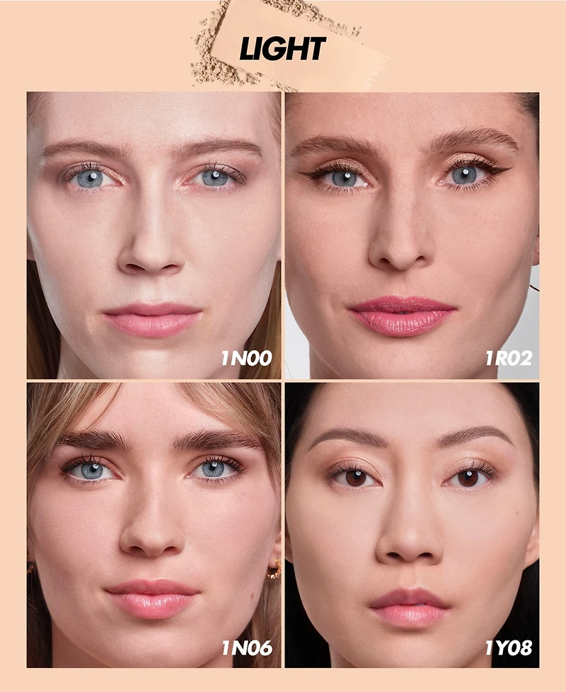 Make Up For Ever Hd Skin Matte Velvet Undetectable Longwear Blurring Powder Foundation
