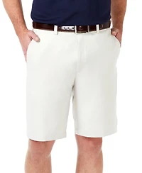 Haggar Men's Cool 18 Pro Flat Front Classic-Fit 9.5" Shorts