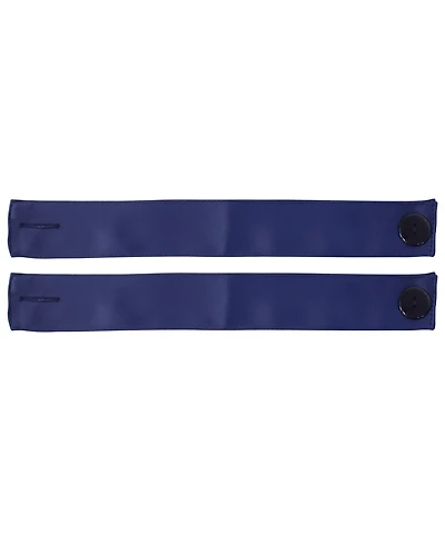 Indoor/Outdoor Fabric Curtain Tiebacks with Buttons - Polyester