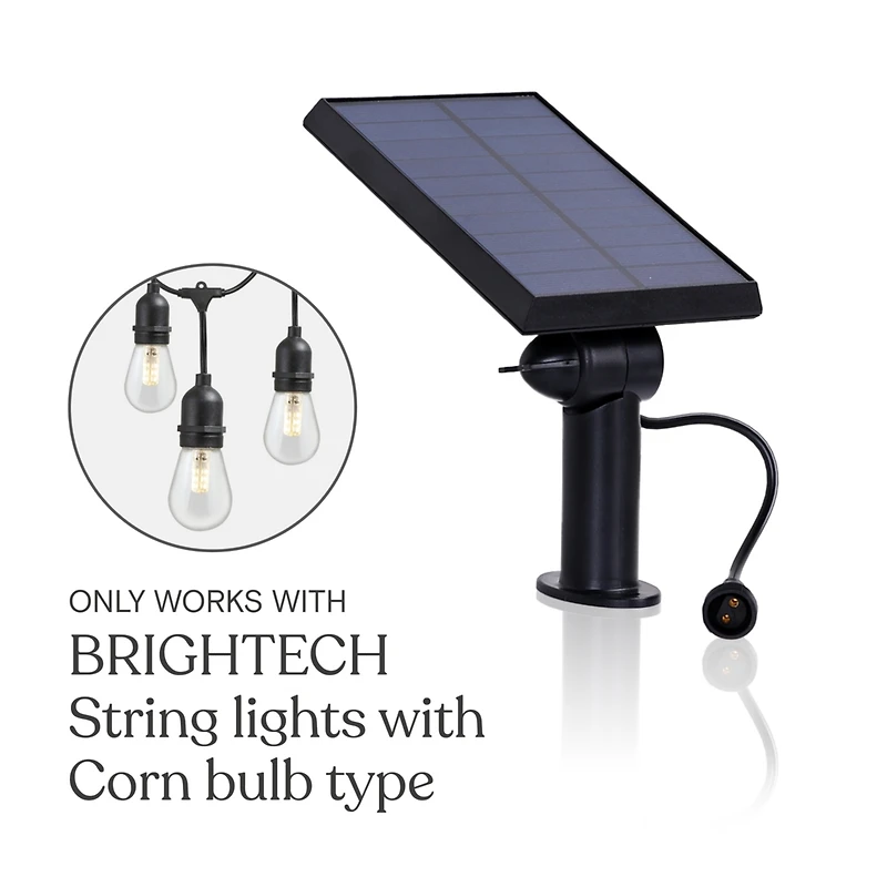 Brightech Ambience Pro 3.5" 2-Watt Solar Panel for Brightech's Ambience Pro Solar String Lights