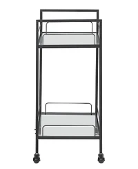 Coaster Home Furnishings Serving Cart with Glass Shelves