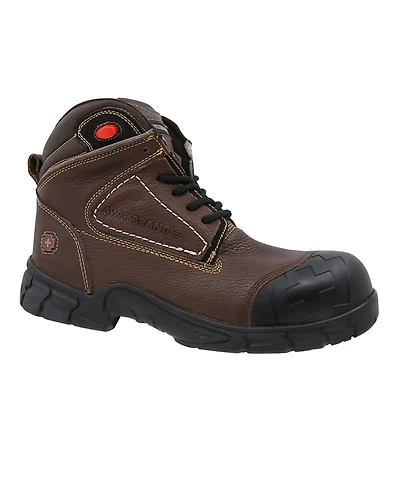 Swissbrand Men's Work Boot Gladiator 510701 Brown