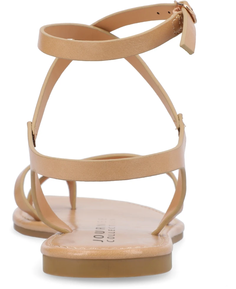Journee Collection Women's Charra Strappy Sandals