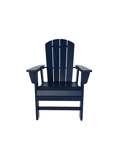 WestinTrends Outdoor Patio Adirondack Dining Chair Weather Resistant