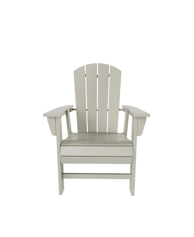 WestinTrends Outdoor Patio Adirondack Dining Chair Weather Resistant
