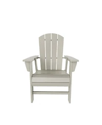 WestinTrends Outdoor Patio Adirondack Dining Chair Weather Resistant