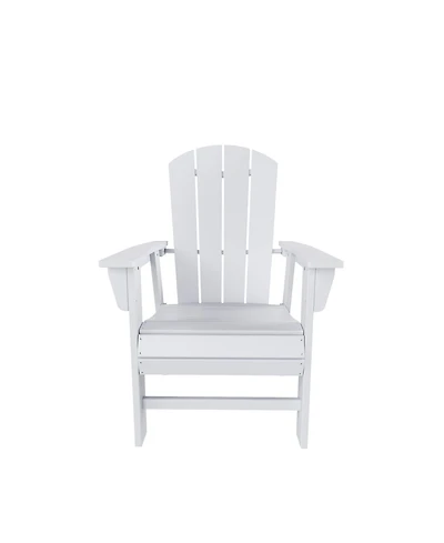 WestinTrends Outdoor Patio Adirondack Dining Chair Weather Resistant