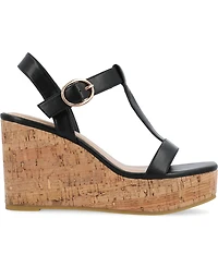 Journee Collection Women's Matildaa Platform Wedge Sandals