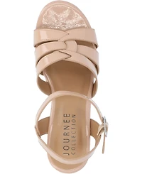 Journee Collection Women's Jania Platform Sandals