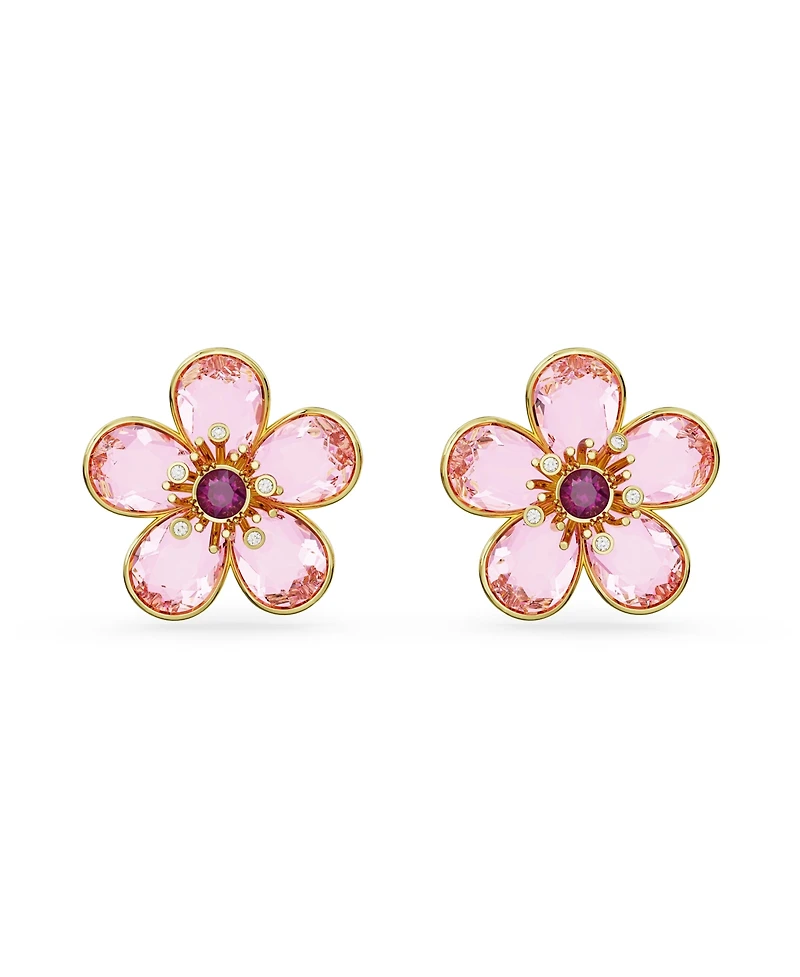 Swarovski Crystal Flower Florere Stud Earrings