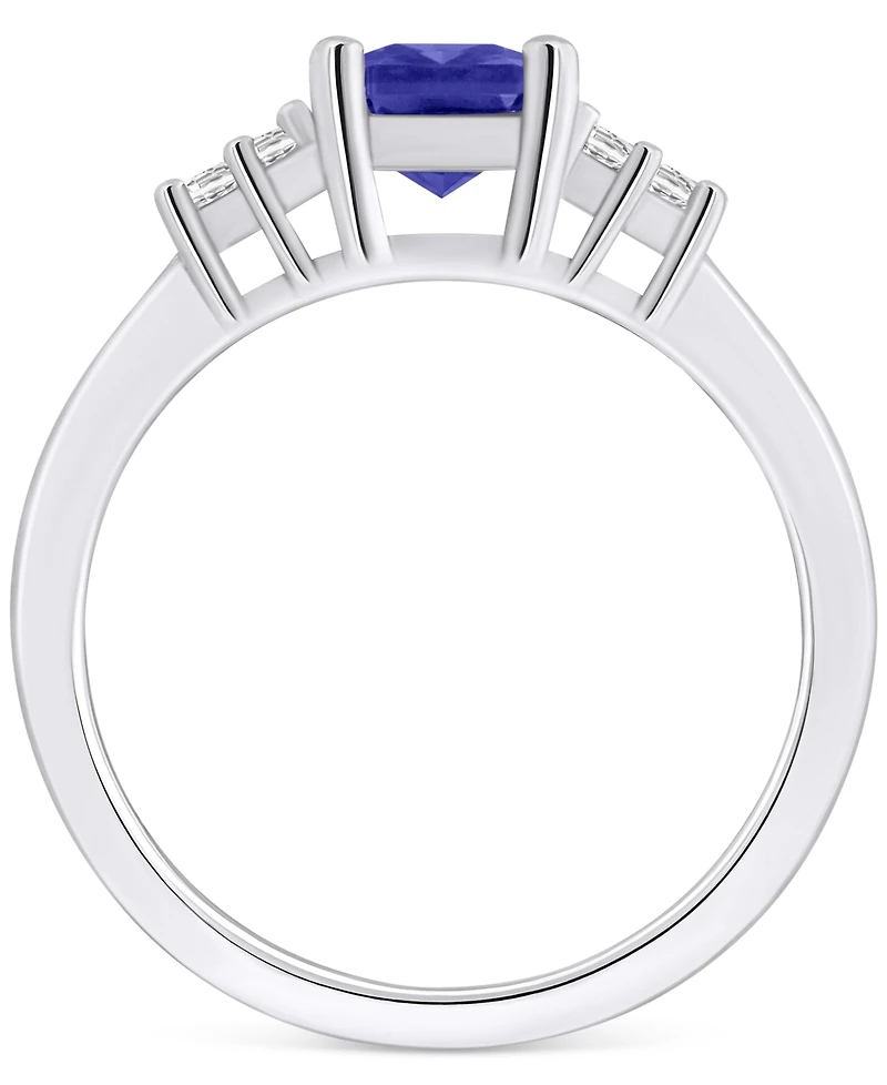 Tanzanite (1-5/8 ct. t.w.) & Diamond (1/5 Ring Set 14k Gold