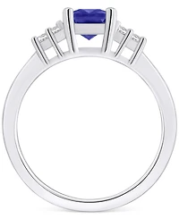 Tanzanite (1-5/8 ct. t.w.) & Diamond (1/5 Ring Set 14k Gold
