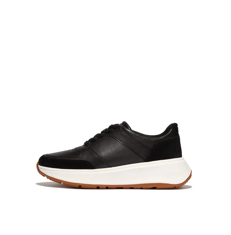 FitFlop Women's F-Mode Leather or Suede Flatform Trainer Sneakers