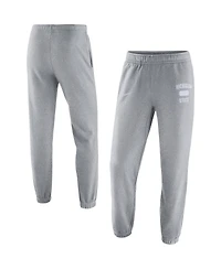 Men's Nike Heathered Gray Michigan State Spartans Saturday Fleece Pants