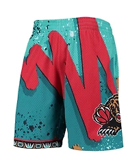 Men's Mitchell & Ness Turquoise Vancouver Grizzlies Hardwood Classics 1998 Hyper Hoops Swingman Shorts
