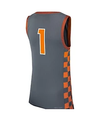 Youth Boys Nike #1 Gray Tennessee Volunteers Icon Replica Basketball Jersey